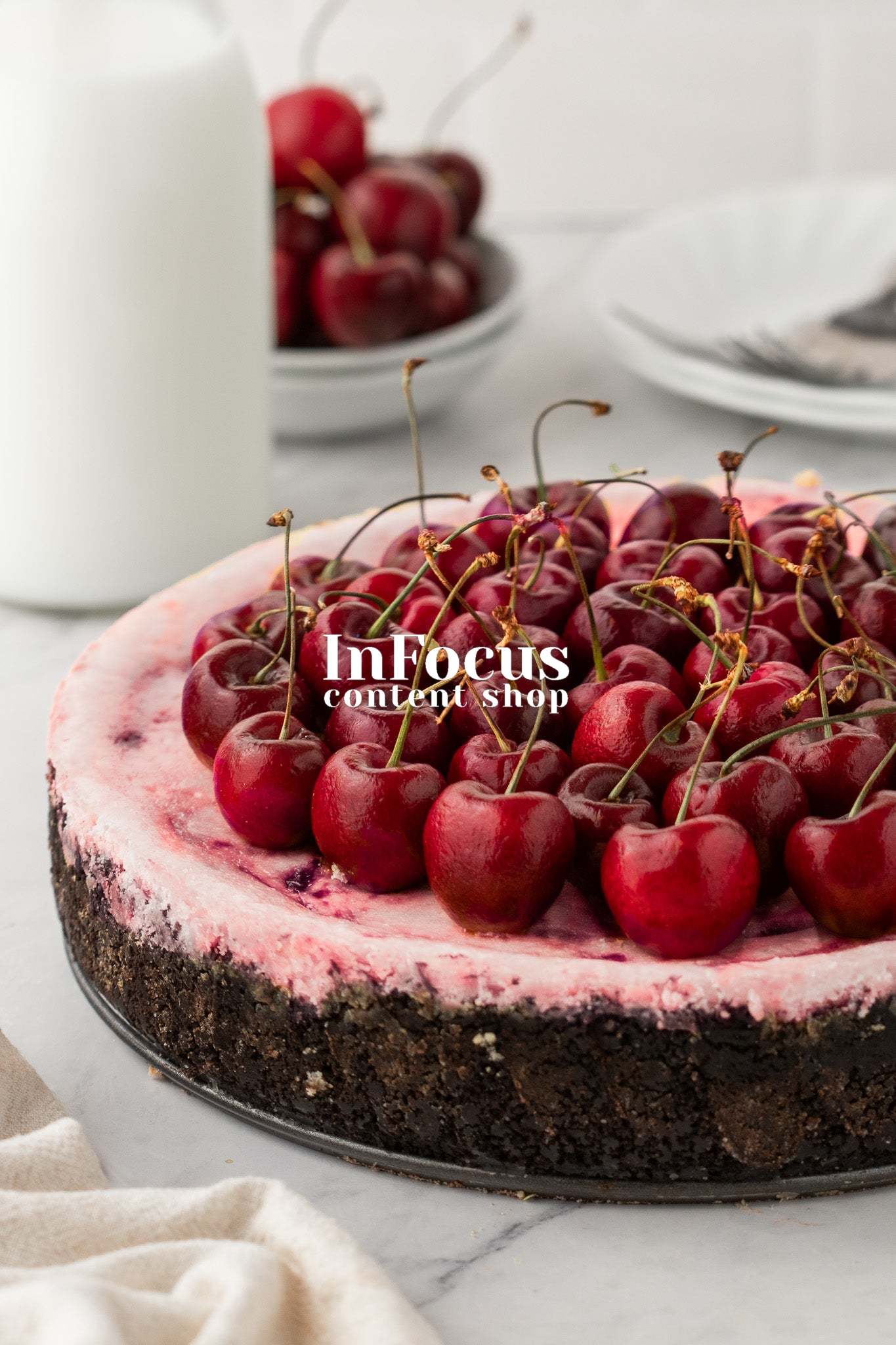 Cherry Swirl Cheesecake- Exclusive