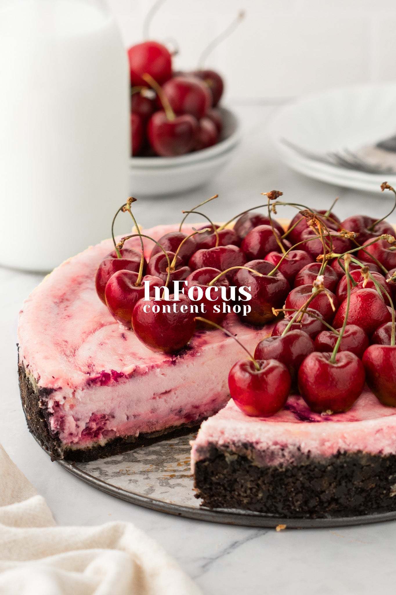 Cherry Swirl Cheesecake- Exclusive