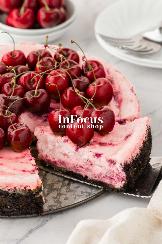 Cherry Swirl Cheesecake- Exclusive