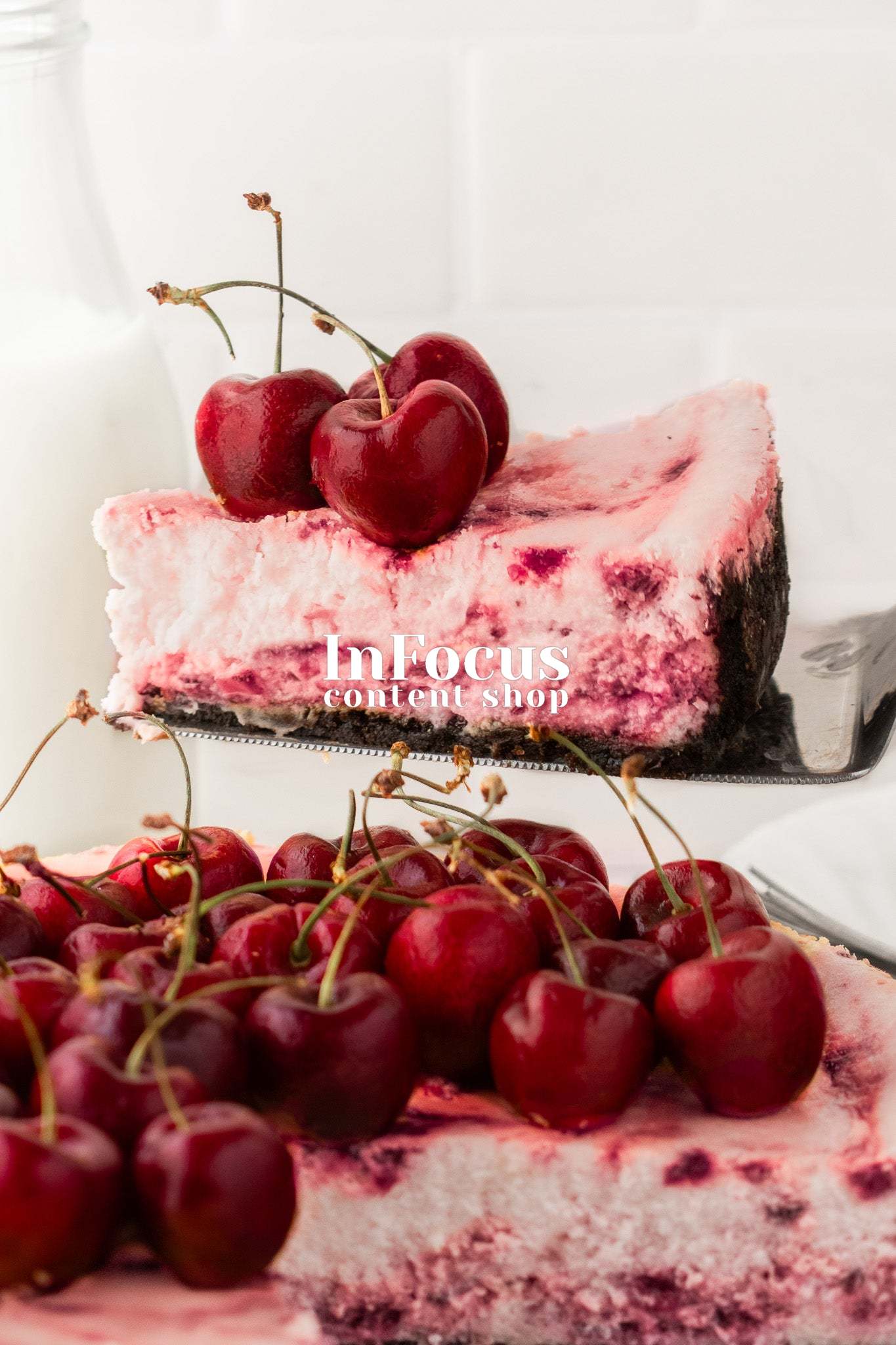 Cherry Swirl Cheesecake- Exclusive