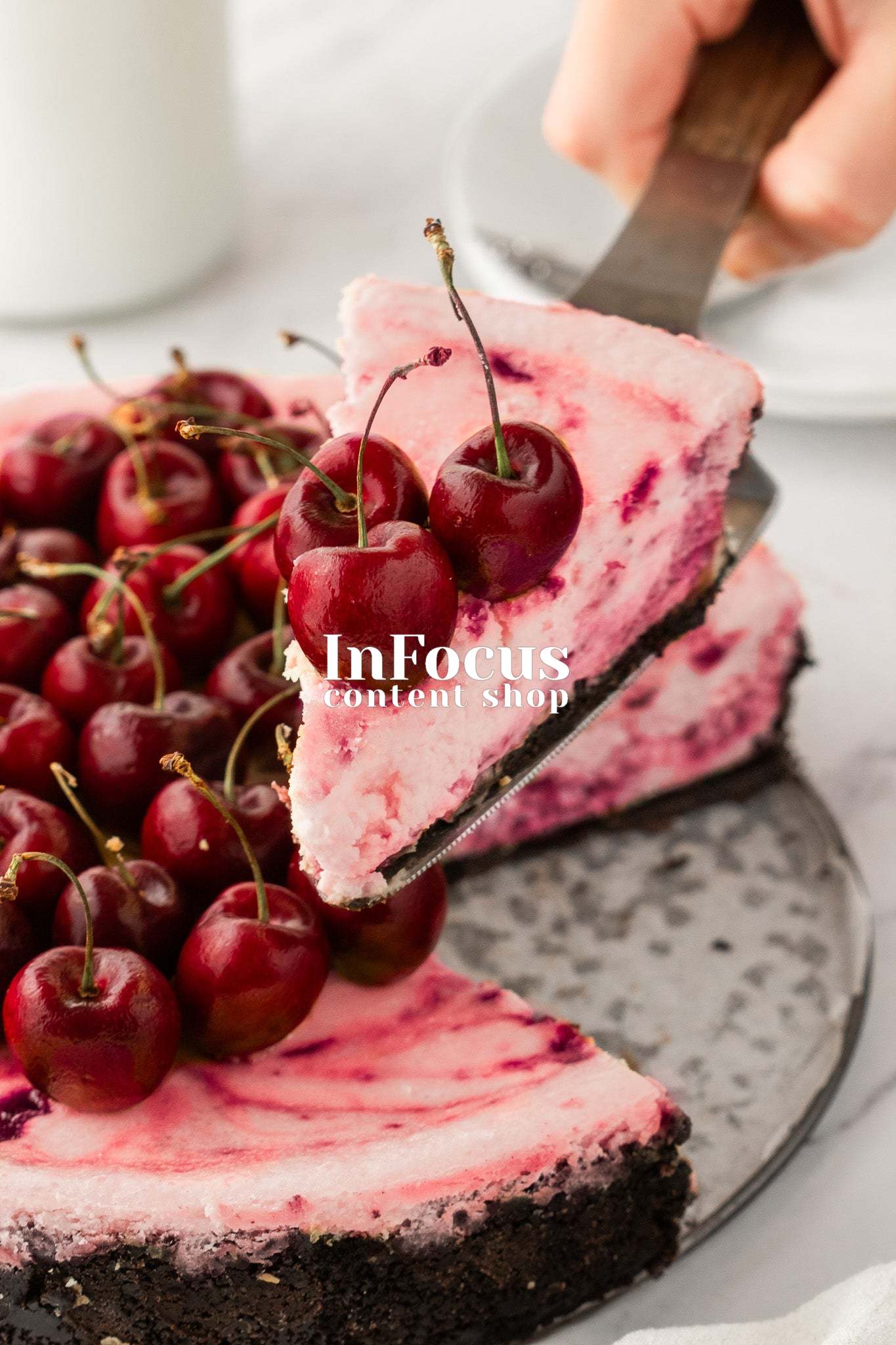 Cherry Swirl Cheesecake- Exclusive