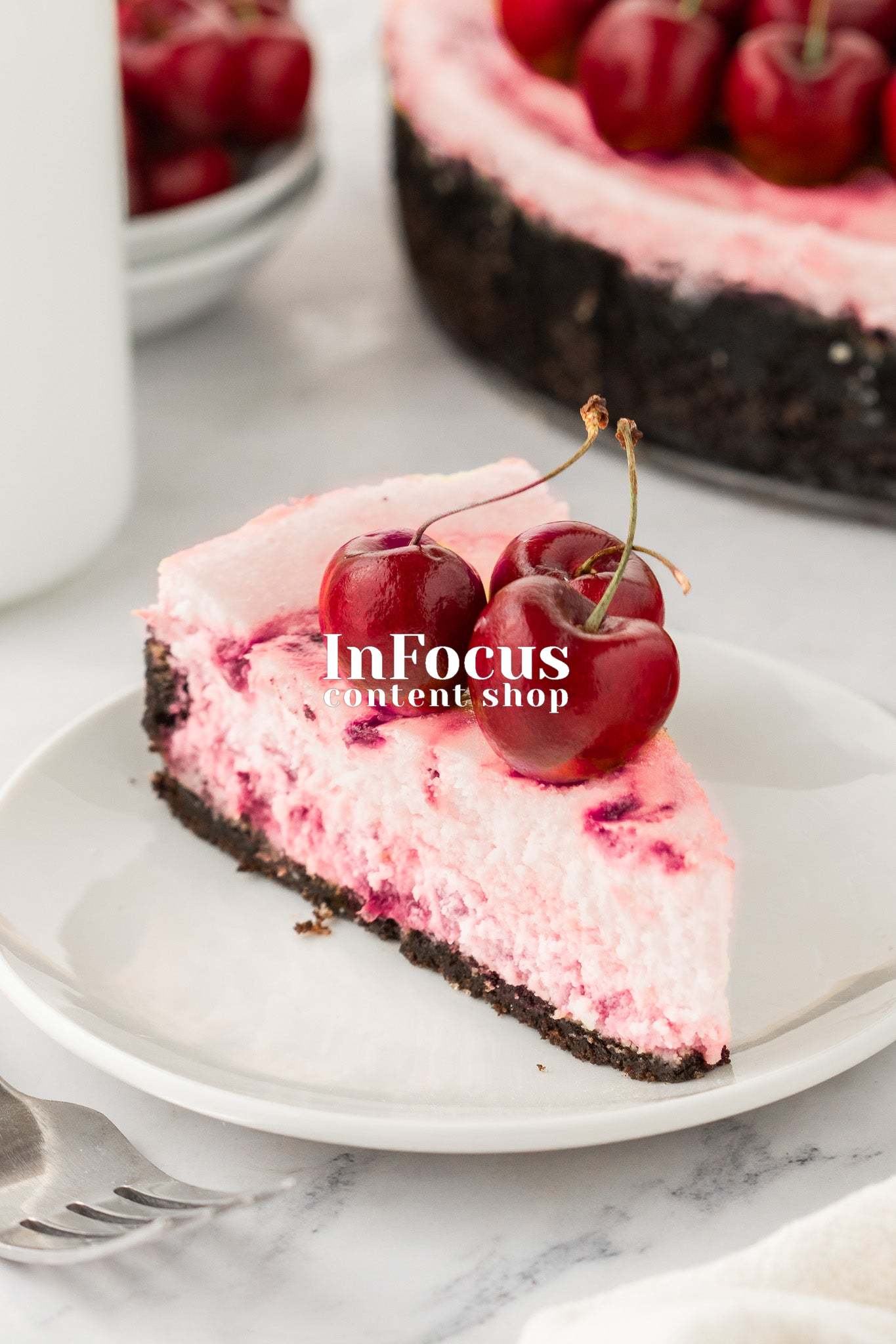 Cherry Swirl Cheesecake- Exclusive