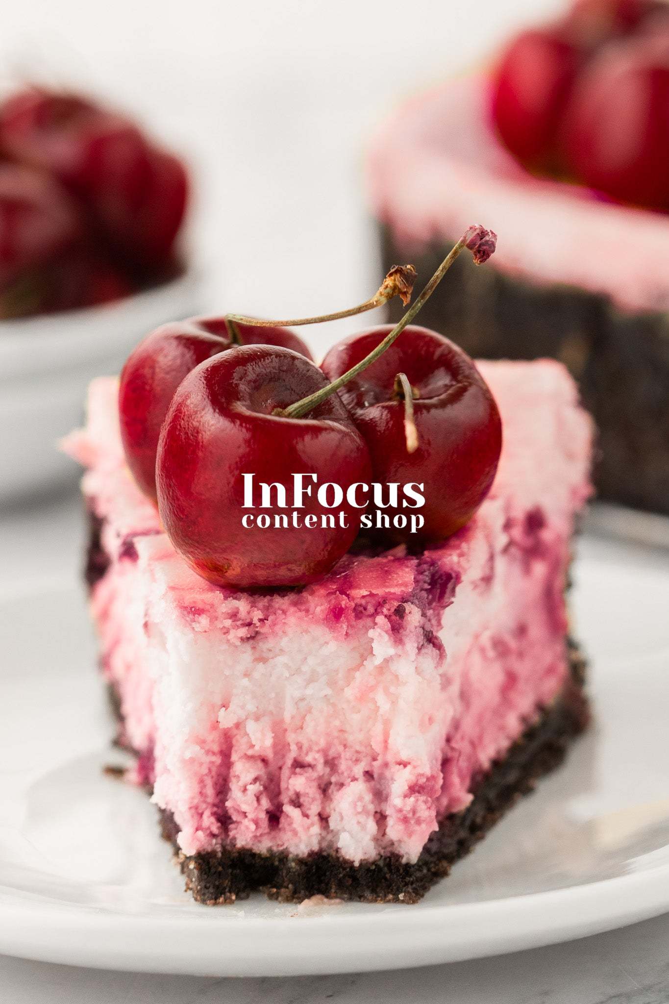 Cherry Swirl Cheesecake- Exclusive