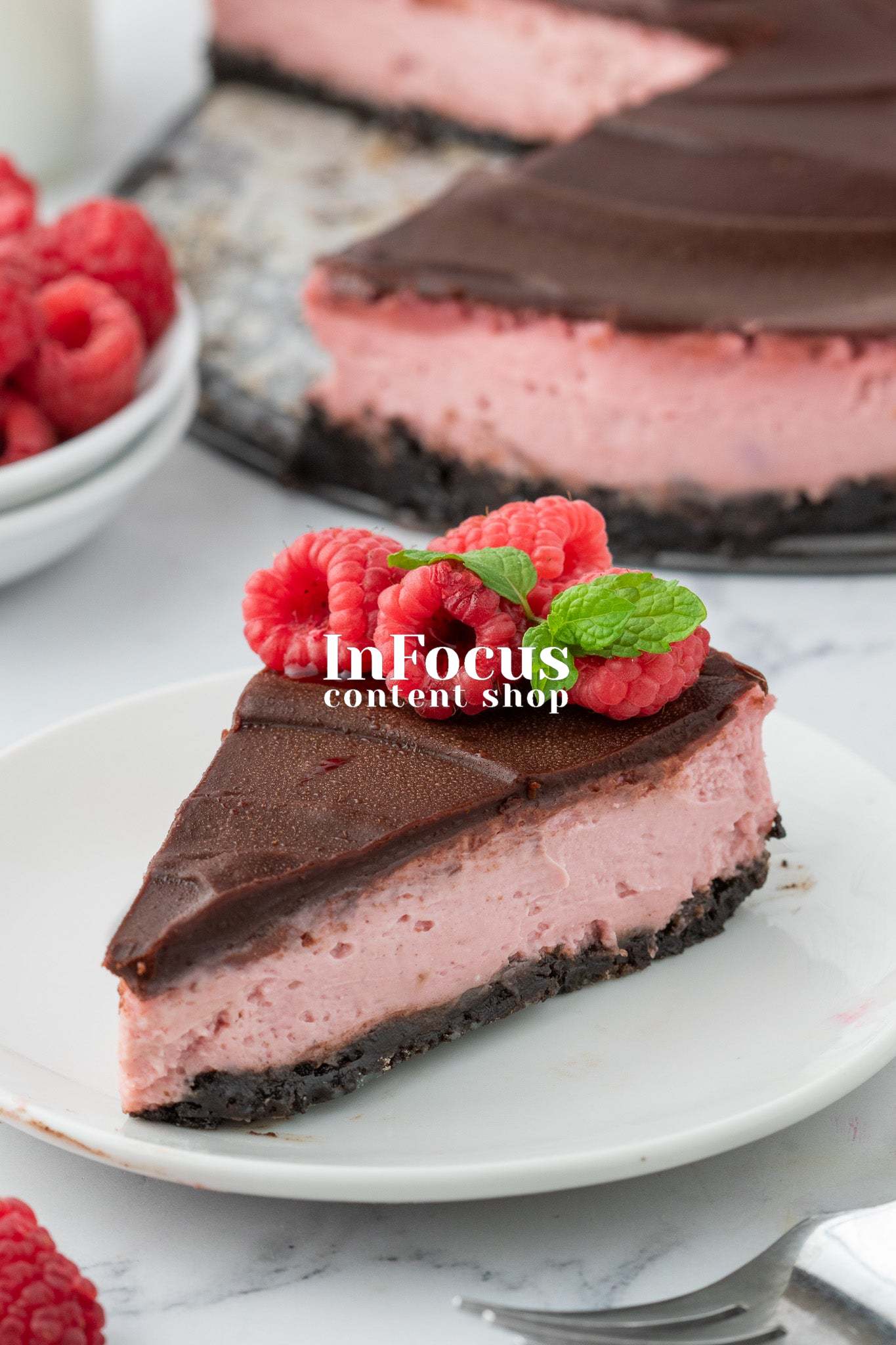 Chocolate Raspberry Cheesecake- Exclusive