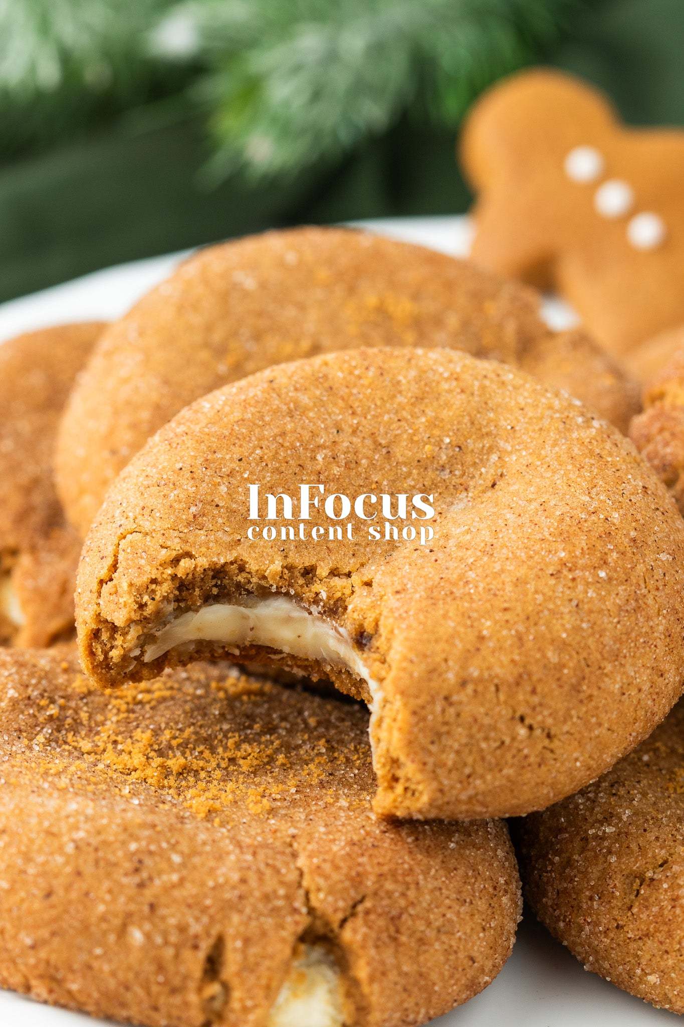 Gingerbread Cheesecake Cookies- Exclusive