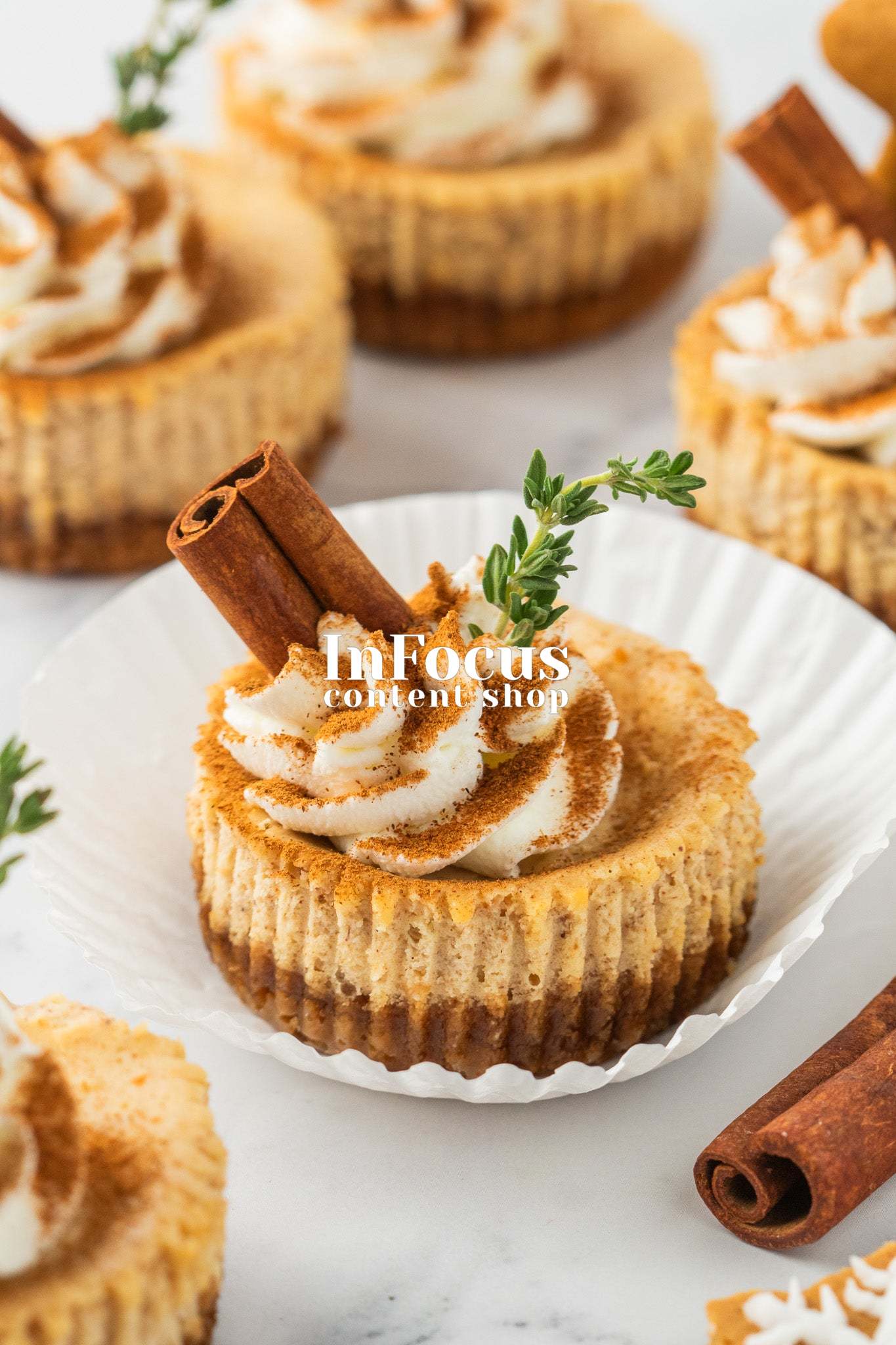 Mini Gingerbread Cheesecakes- Exclusive