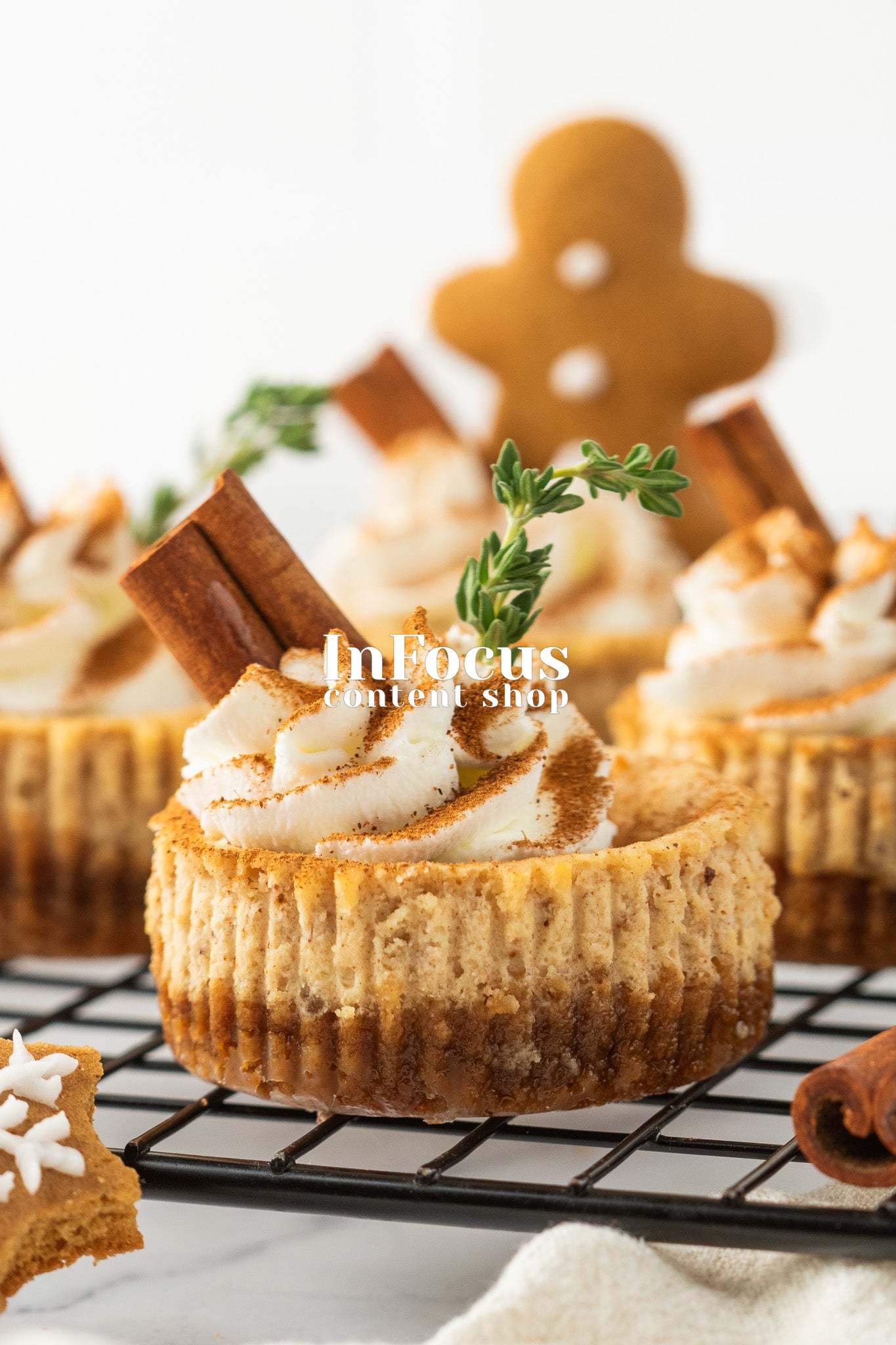 Mini Gingerbread Cheesecakes- Exclusive