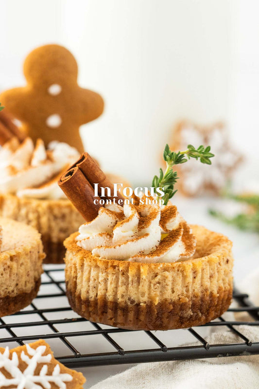 Mini Gingerbread Cheesecakes- Exclusive