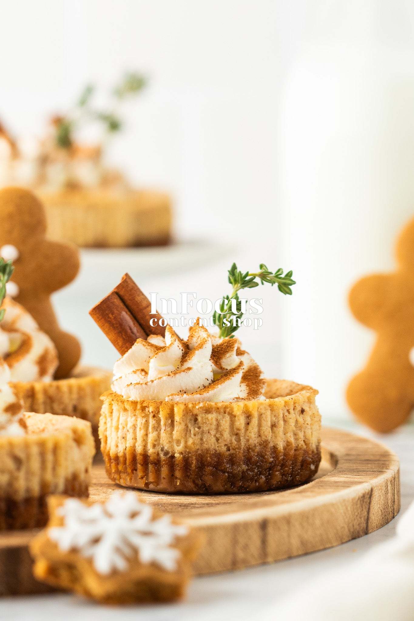 Mini Gingerbread Cheesecakes- Exclusive