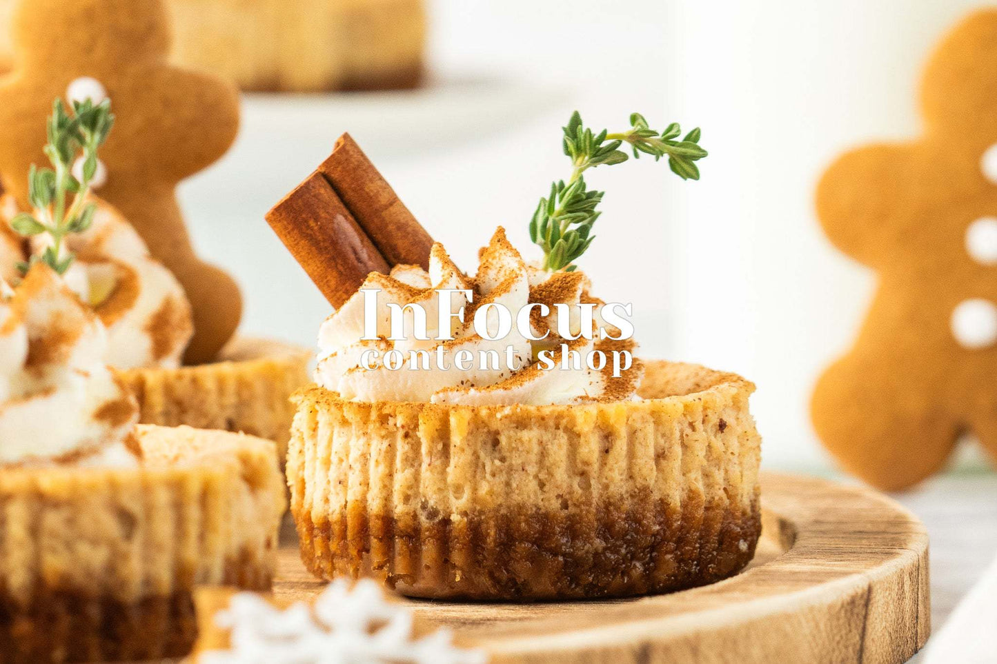 Mini Gingerbread Cheesecakes- Exclusive