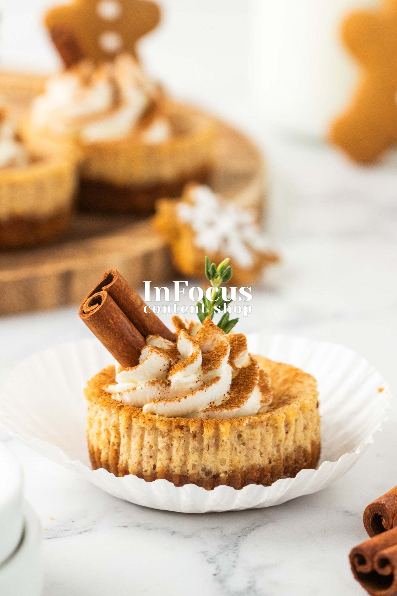 Mini Gingerbread Cheesecakes- Exclusive