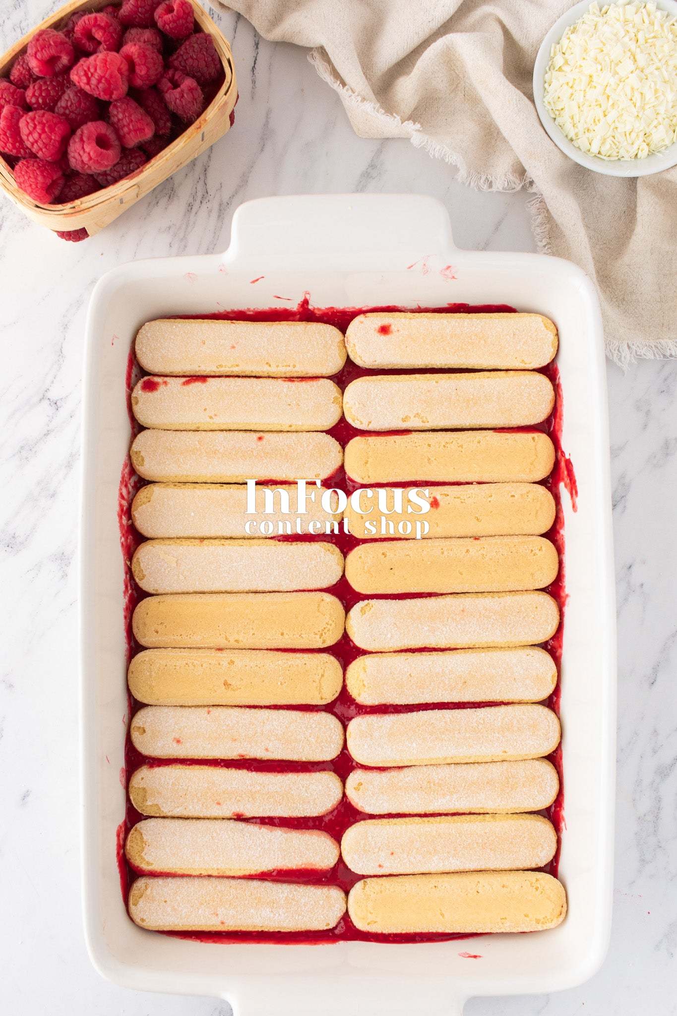 Raspberry White Chocolate Tiramisu- Exclusive