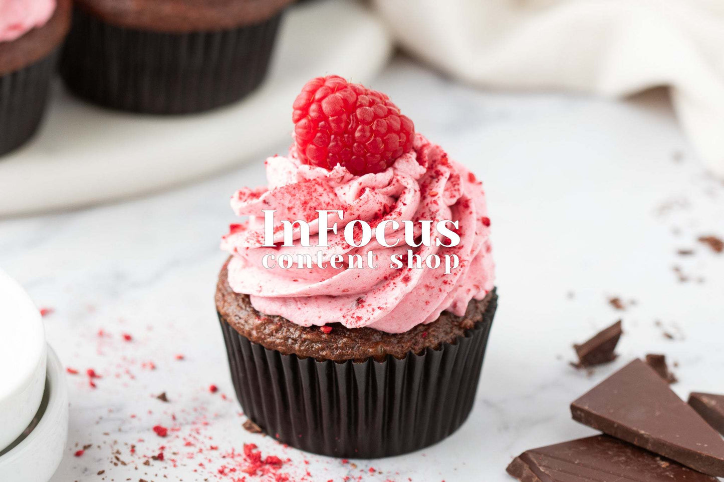 Chocolate Raspberry Cupcakes- Exclusive